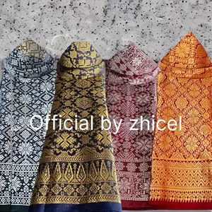Kain songket rumpak+tanjak khas palembang songket melayu pria dewasa all size