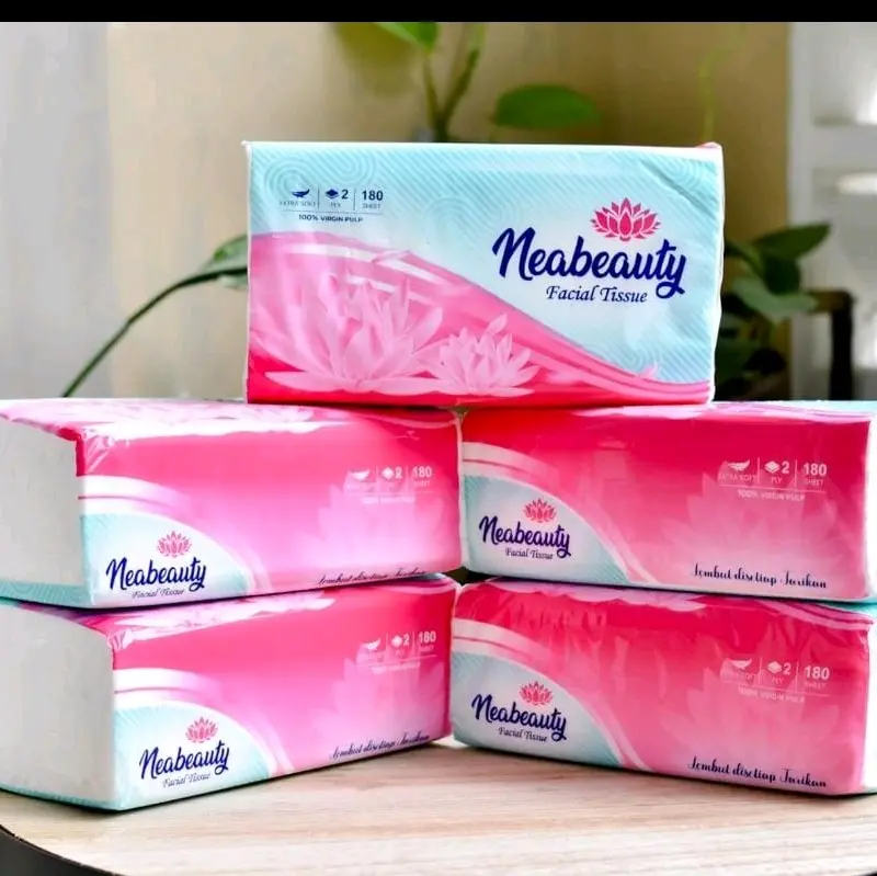 5 paket tissu premium wajah neabeauty 180 sheet 2lapis obral harga promo