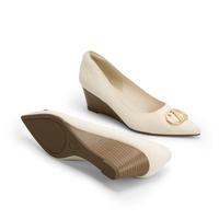 Gambar ZYTADELIA Maggie Wedges Shoes - Cream - 37 dari zytadeliastore Kota Administrasi Jakarta Timur 4 Tokopedia