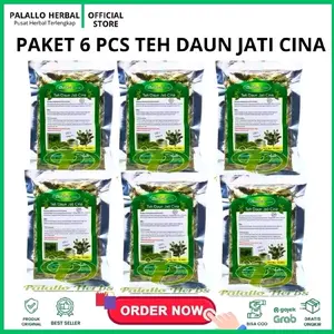 [PROMO 6 PCS] Teh Daun Jati Cina ORIGINAL Herbal Alami Untuk Mendukung Kesehatan Pencernaan Teh Detox Herbal Tradisional