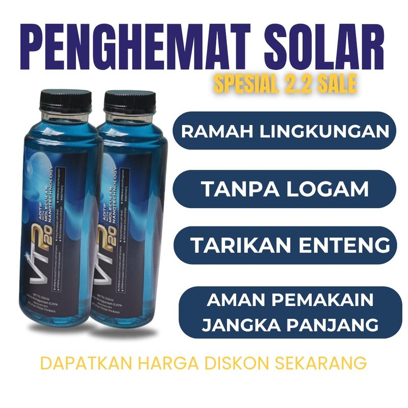 Promo Penghemat Solar Diesel Truk Traktor VTP20 60ml - Car Engine Degreaser, Tanpa Logam Mesin grease 2