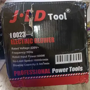 JLD Blower Listrik Tangan Model J0023 450W Max 160000 r/min Peniup Penghisap Angin Ergonomis 2 in 1 untuk Rumah & Industri
