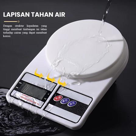 Timbangan Dapur Digital F-111 5kg / Electronic Portable Kitchen Scale 4