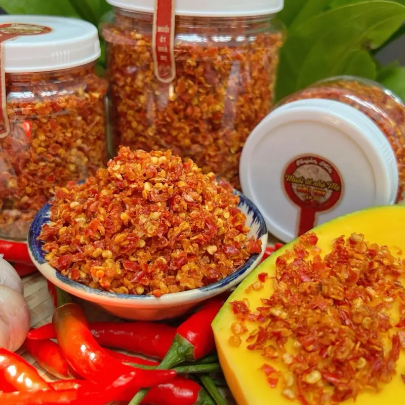 (M1) Muối Ớt Nhà Mẹ Siêu Cay Cấp Độ ( Chay ) - Đặc Sản Tây Ninh.