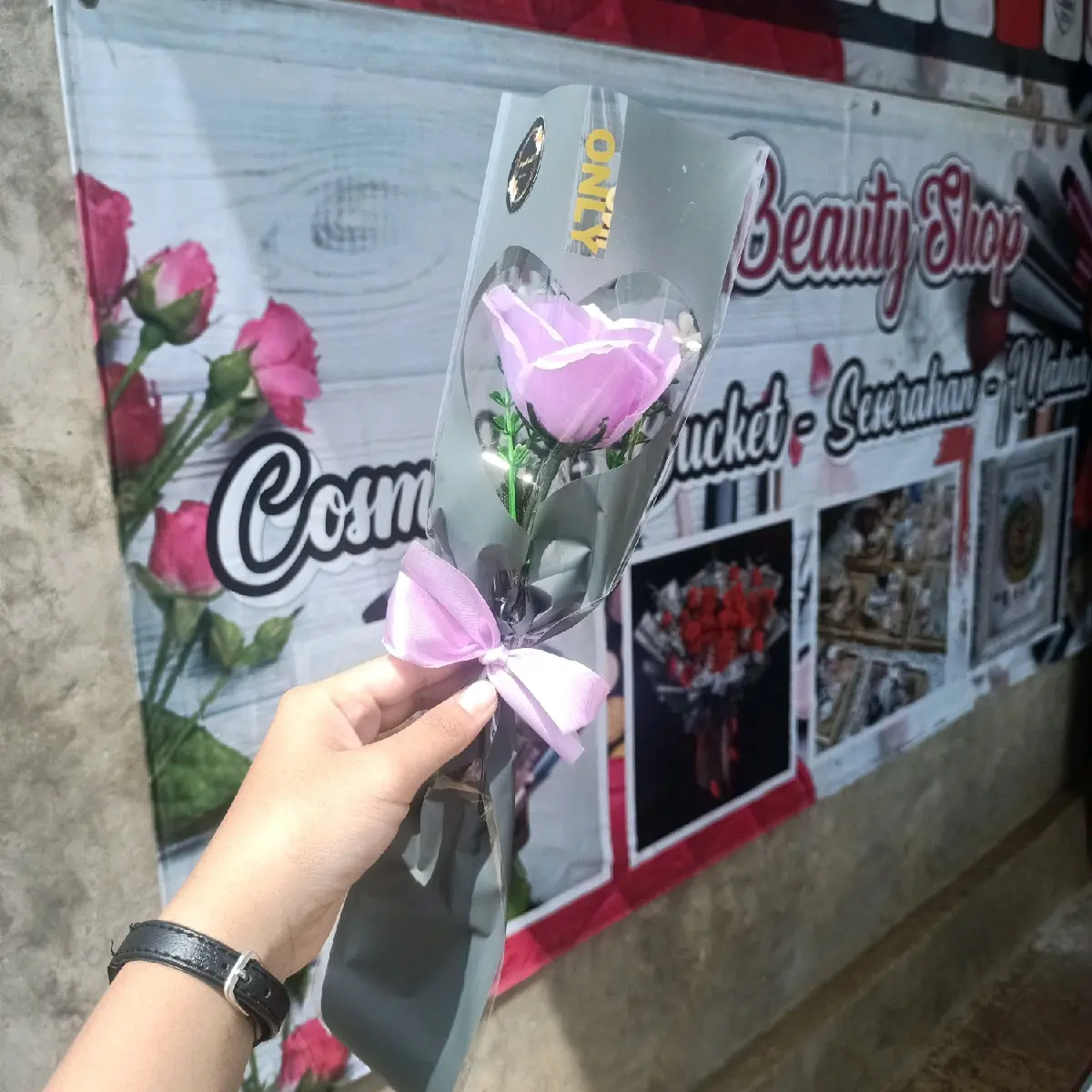 buket bunga 1 tangai murah