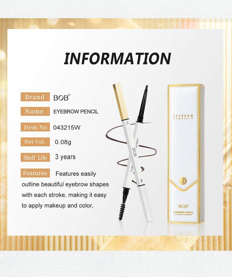 Product Introduction of BOB Eyebrow Pencil Long wearing Waterproof 1