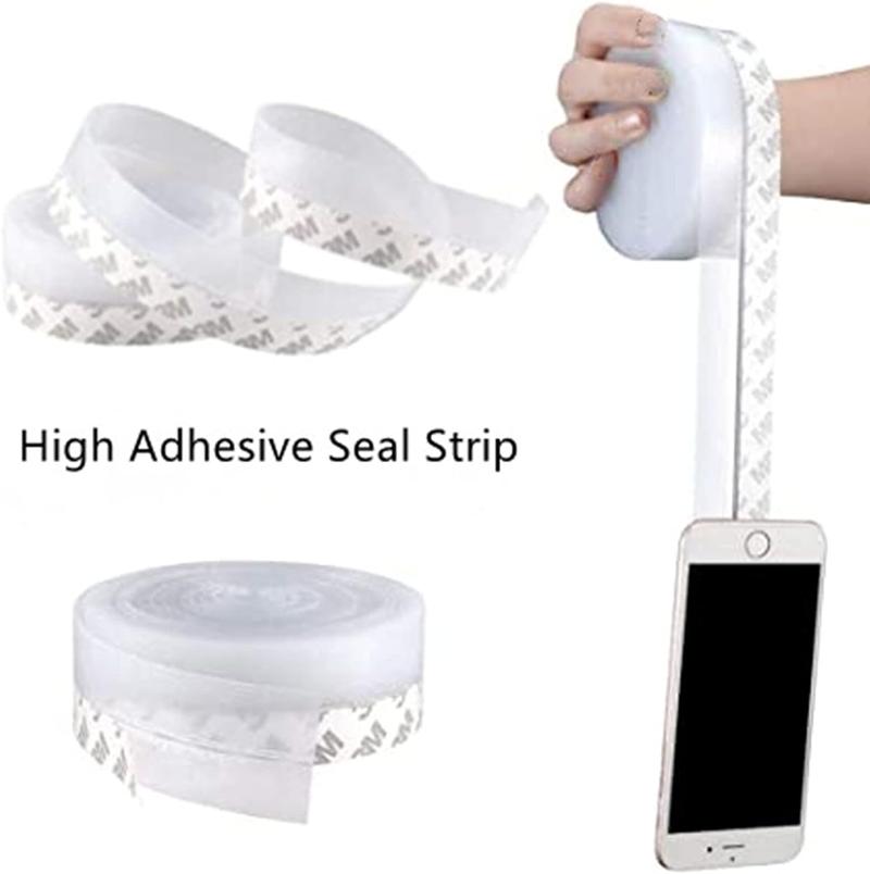 Product Introduction of [SG] Silicone Gap Sealer 5 Meter Roll | Seal For Bedroom Toilet Bathroom Shower Screen Room Cabinet Wardrobe Sliding Door Window Glass Filler Waterproof Weather Sound Proof Bottom Rubber Sealing Strip Block Pest Insect Dust Noise Rain Water Stopper Strip 10