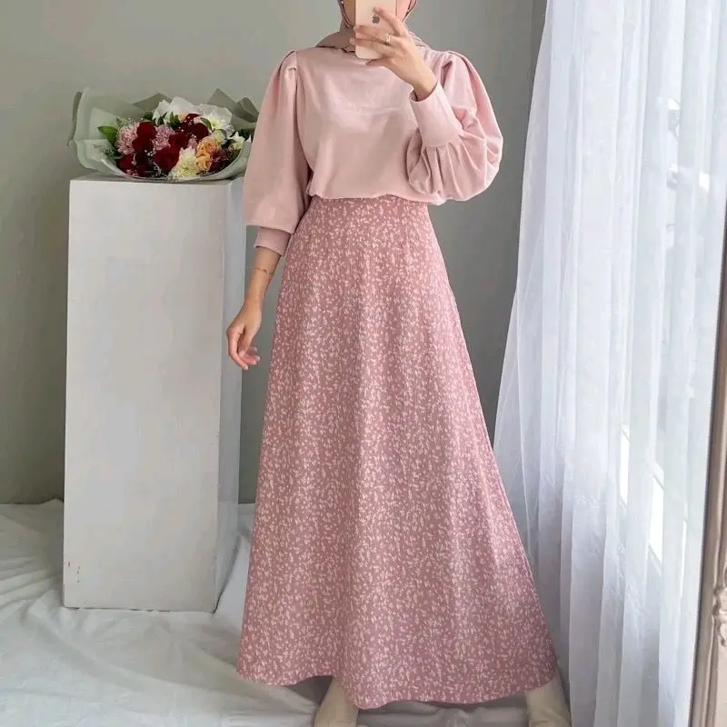 ROK MOTIF / Gamar A Line Shirt Motif / Fashion Wanita