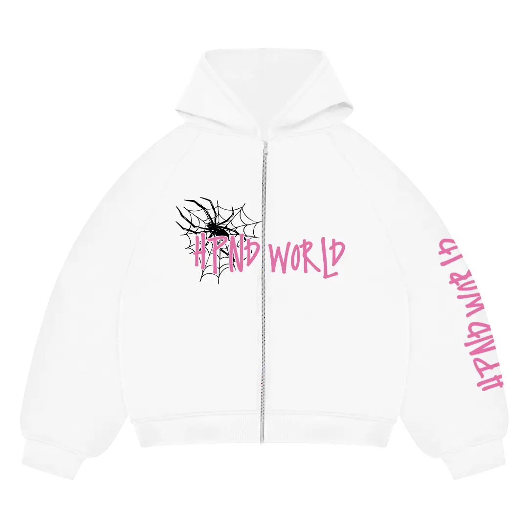 Hoodie Zipper Boxy Fit Original Basic Hunntiingk Fleece Limited Edition Pria Oversize Nyaman Casual Lembut