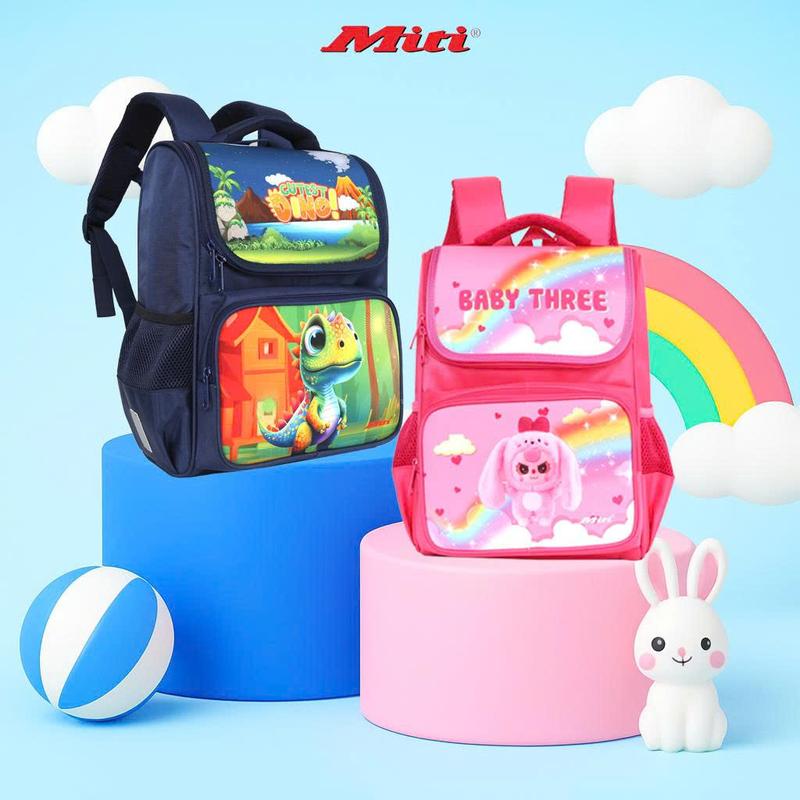 Balo cho bé CHỐNG GÙ MiTi balo lớp 1 dành cho bé trai và bé gái C11072M