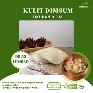 kulit dimsum 8.5 cm isi 100 lembar