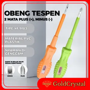 Sivitech Obeng Tespen Listrik 2 Mata Plus Minus dengan Lampu Indikator Sensitif & Akurat Nyaman di Genggam Kualitas Premium