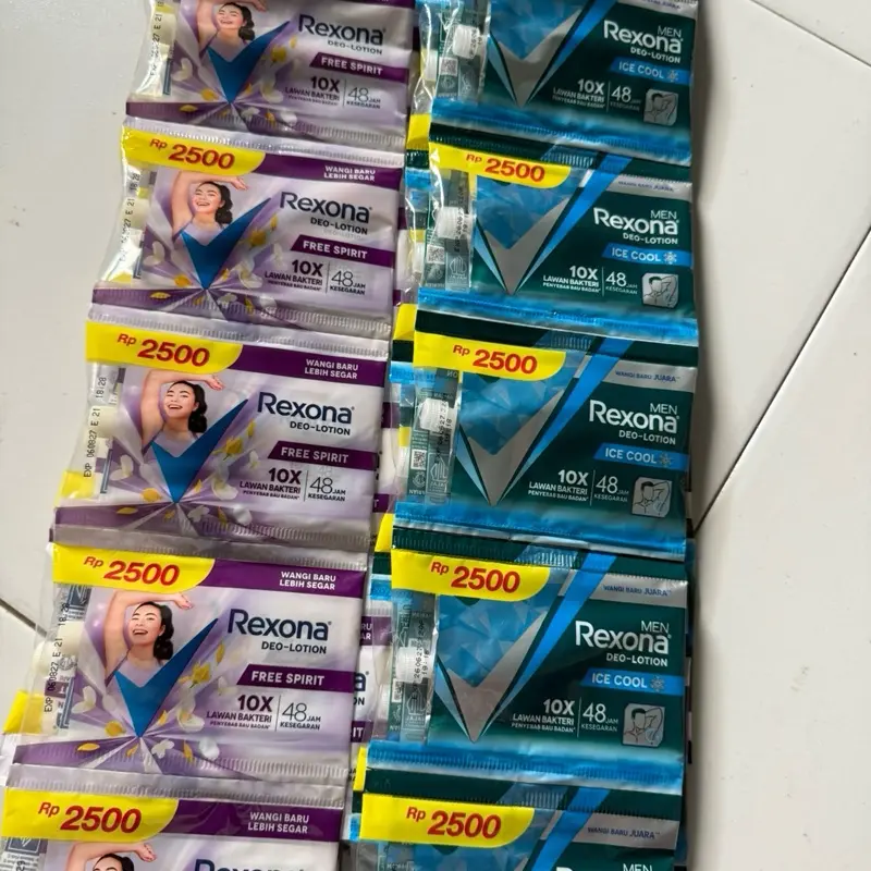 Rexona deo lotion women men isi 12 pcs  renteng renceng original