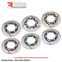 Gambar Disk Brake Cakram Piringan Depan WR3 Xmax 250 298mm / Nmax Aerox 260mm - Xmax H,Hitam dari WR3 Kota Administrasi Jakarta Barat 3 Tokopedia
