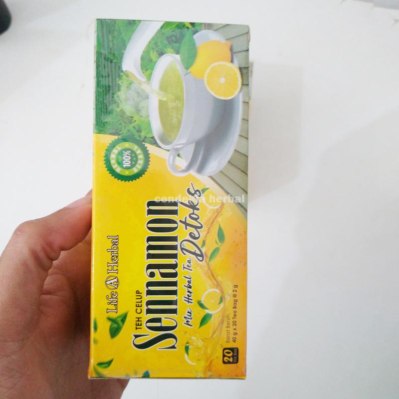 Teh Daun Senna Dan Lemon teh Herbal Kesehatan Organik 1