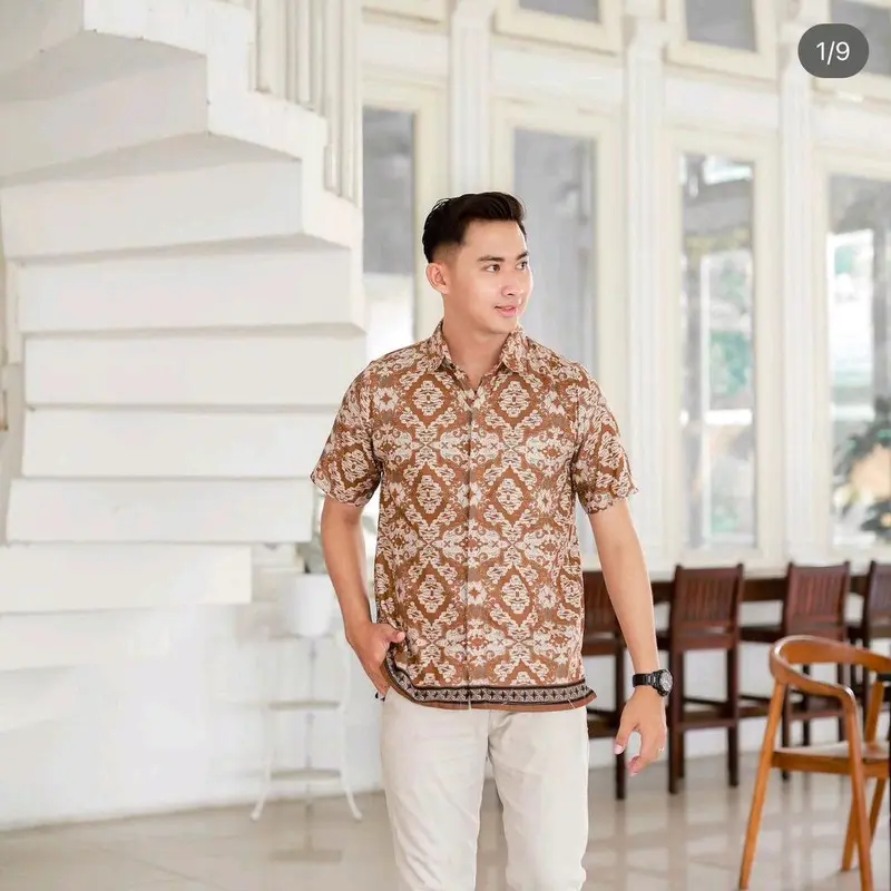 BATIK COWOK DEWASA PREMIUM KATUN MOTIF MODERN DAN HALUS 2