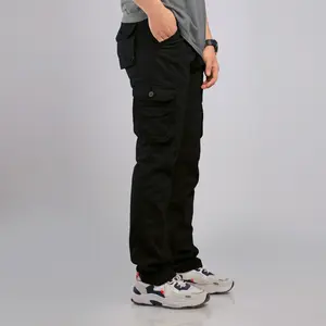 DGM Celana Cargo Panjang Pria Abu Tua Premium 040 B