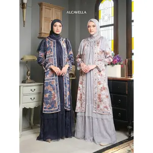 Alcavella - Laurencia series | Baju Dress Raya Gamis Wanita Elegan Premium