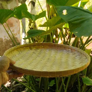 Tampah Bambu Tumpeng UK 35cm - Kerajinan Tangan Tradisional untuk Dekorasi Rumah dan Acara Khas Indonesia