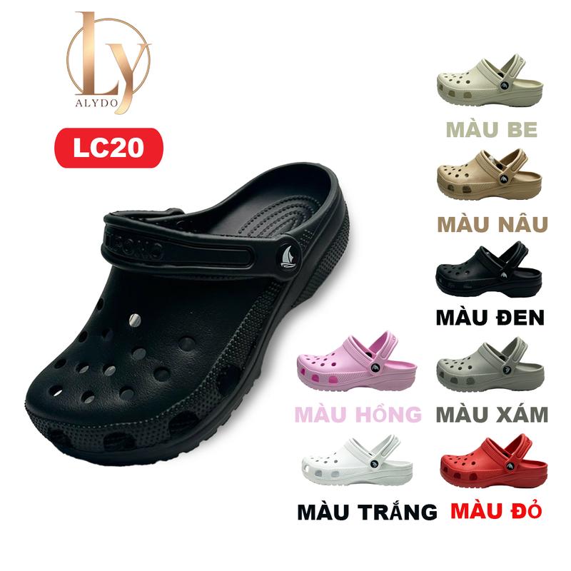  KHÔNG KÈM CHARM - ALYDO TIPONO Dép Sục LC20 Nguyên Khối Nhựa Eva Bền Bỉ Chống Trơn Trượt Nhiều Màu Sắc 