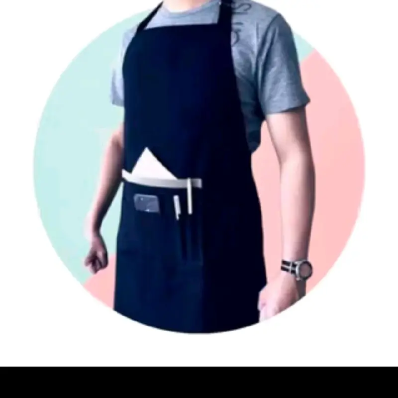 apron kitchen chef barista masak celemek dapur pria dan wanita Kain 1