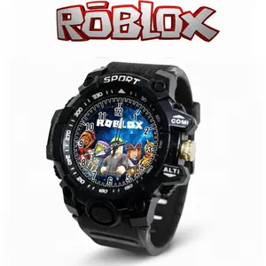 Jam Tangan Anak Laki-Laki Sport Anti Air Karakter Roblox Fashion