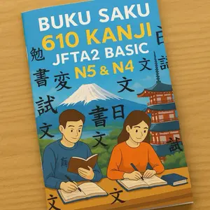 Buku Saku 610 Kanji JFTA2 Basic – Level N5 & N4