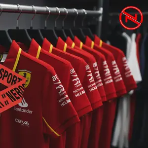 Kaos Kerah Polo Racing Merah Team 2024