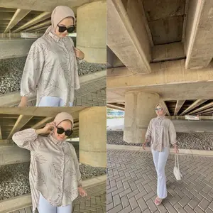 ATASAN WANITA PLISKET MOTIF - ARABEL SHAKILA BLOUSE