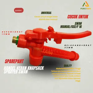 Handle Stop Kran Pencet Tangki Semprot Swan Elektrik Manual Peralatan Sprayer