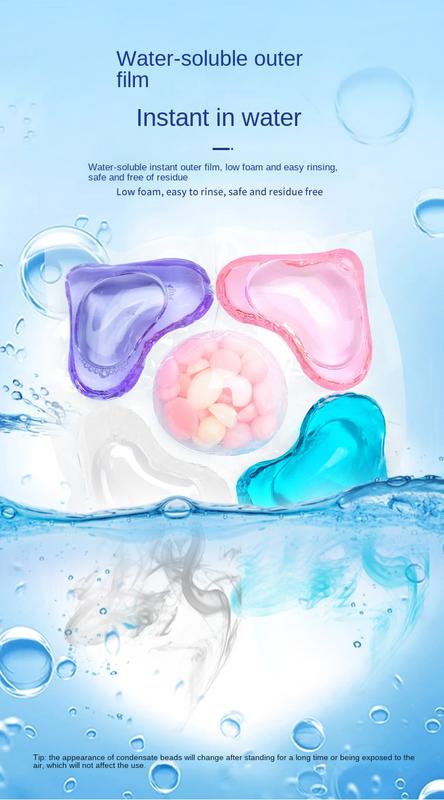 Product Introduction of Five-in-One-Five Cavity Laundry Condensate Bead Cleaning Laundry Bead Protective Clothing Fragrance Removing Stain Laundry Ball 7