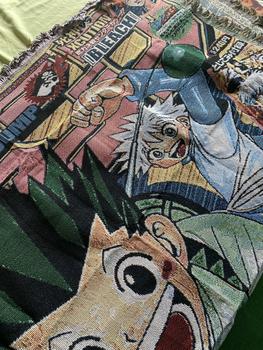 Product Review of Woven Tapestry Art Hunter X Hunter Gon & Killua L130cm x P160cm | Throw Blanket / Wall Decoration from f**a 0