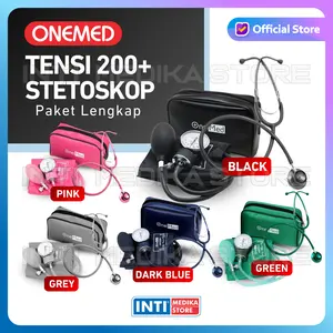 ONEMED - Tensimeter 2in1 Aneroid 200 + Stetoscope Set | Tensi Manual + Stetoskop Ukur Tekanan Darah