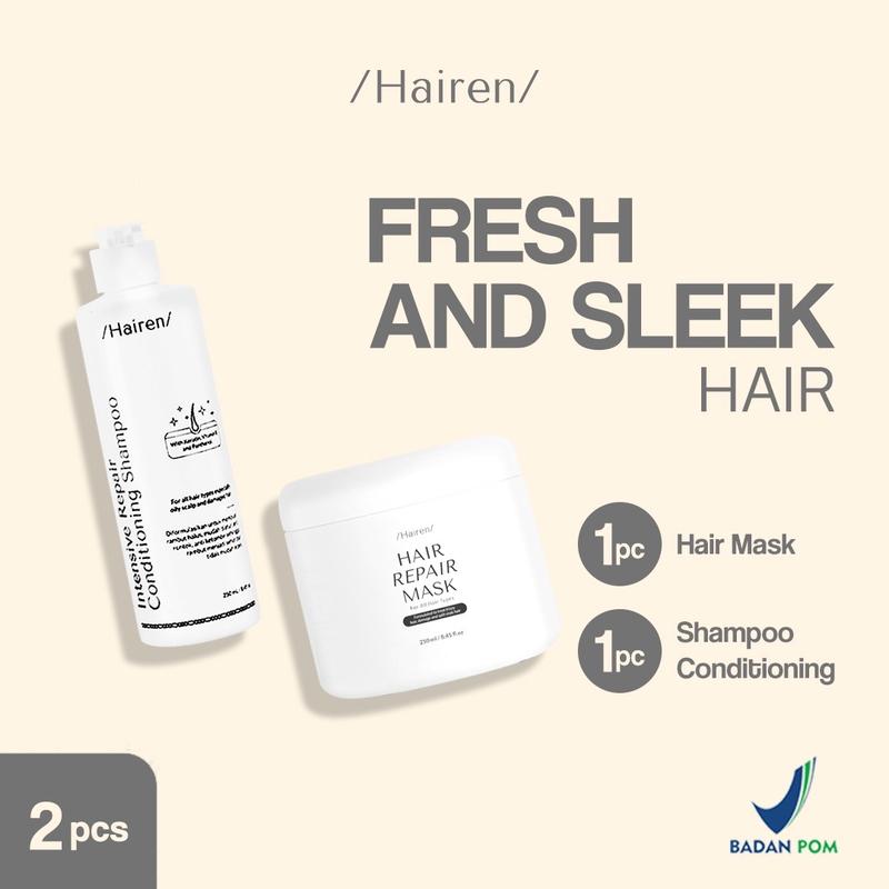 [FREE GIFT] Hairen Hair Repair Mask + Intensive Repair Conditioning Shampoo 0