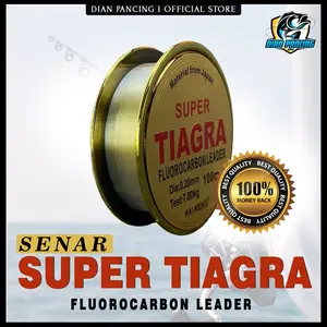 Senar Super Tiagra 100m Fluorocarbon leader Best Quality Joran pancing Lure