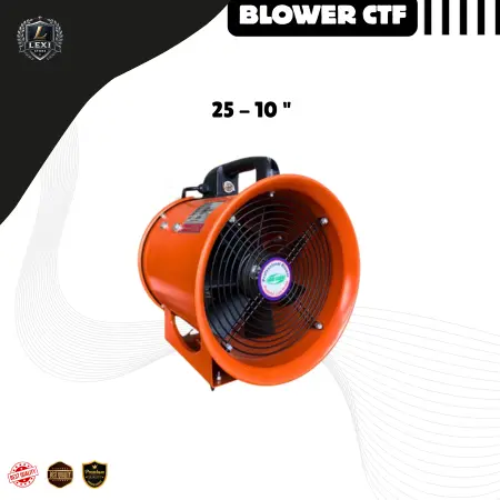 PORTABLE VENTILATOR 10" - BLOWER - DRUM FAN - CTF - 25 - 10INCH