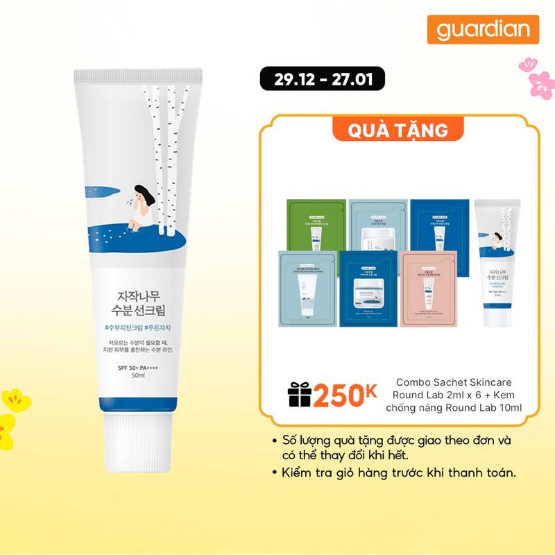  Round Lab Kem Chống Nắng Birch Juice Moisturizing Sunscreen 50Ml 