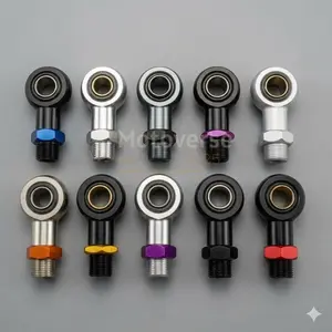 Anting Peninggi Shock Atas CNC Aluminium Universal Motor Matic Ukuran 310mm 330mm Variasi Shock Belakang