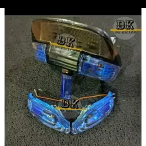 Lampu stop stoplamp belakang set sen depan castem Mika smoke Vega lama Fizr force1Zr fuul set