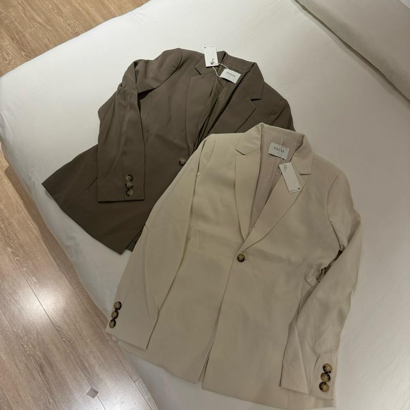 WOAA.STU • Áo khoác Blazer tặng kèm đai có độn vai 2 lớp