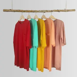 KAOS DEWASA UNISEX OVERSIZED KANTONG DEPAN