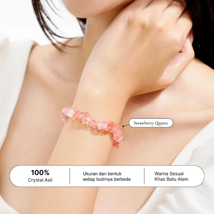 Stone Bracelet/Gelang Batu Alam Asli/ Gelang Batu Wanita/ Gelang Batu Akik/ Gelang Etnik Wanita 6
