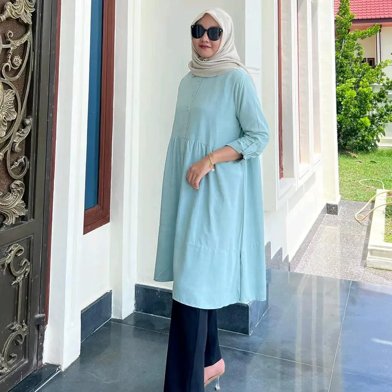 promo..!! tunik simple polos  busui 4