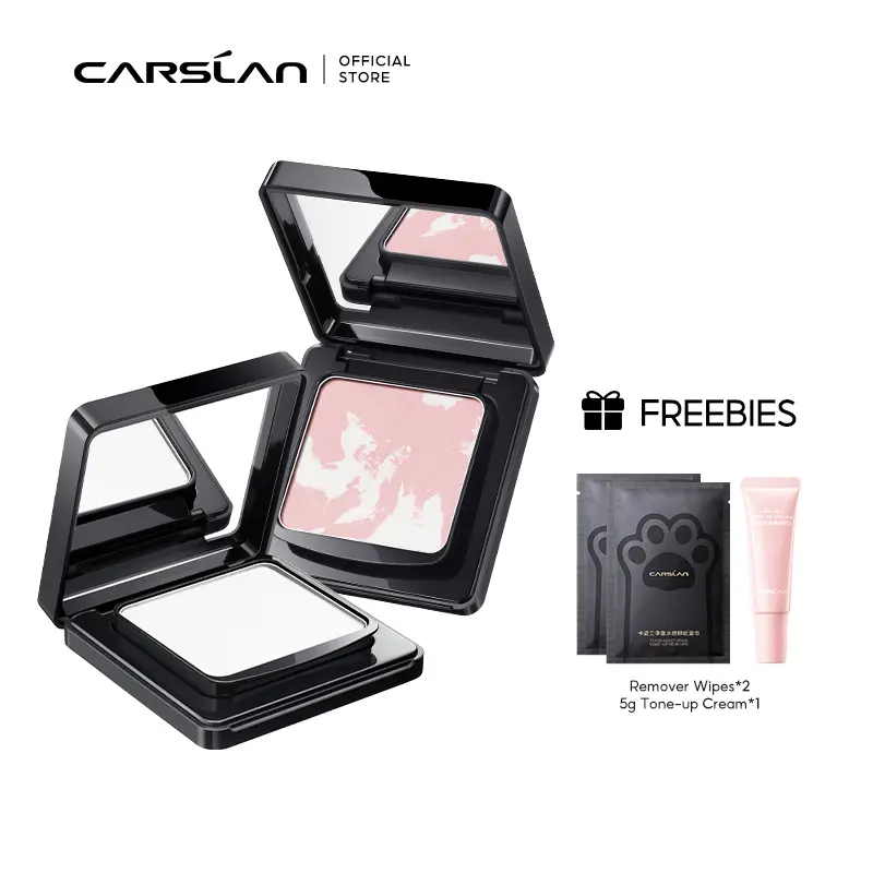【CARSLAN】 Press Powder Soft Focus Hold Makeup Oil Control Powder 8g