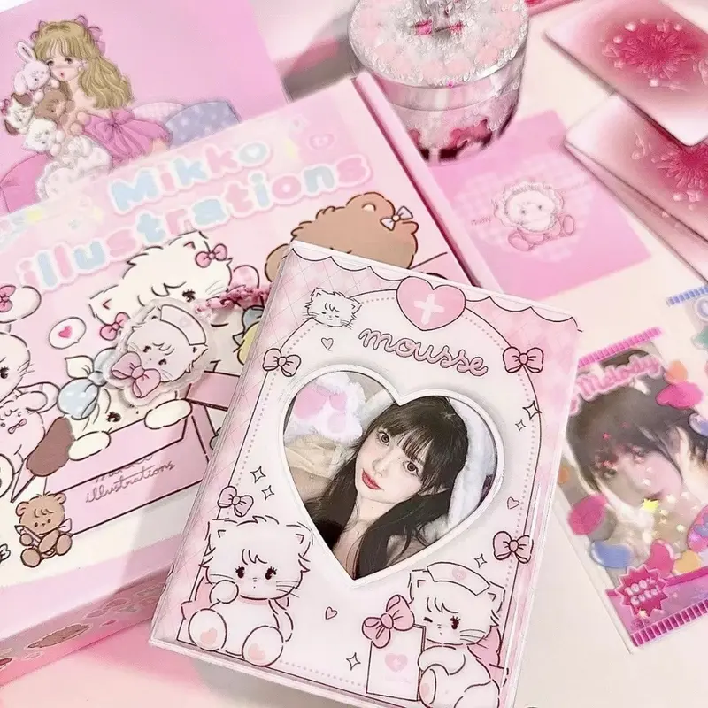 Mikko 32/36Slots Cute Photo Album Idol Photo Card Book 3 Inch Star Chasing Lomo Card Album Collection Foto 2