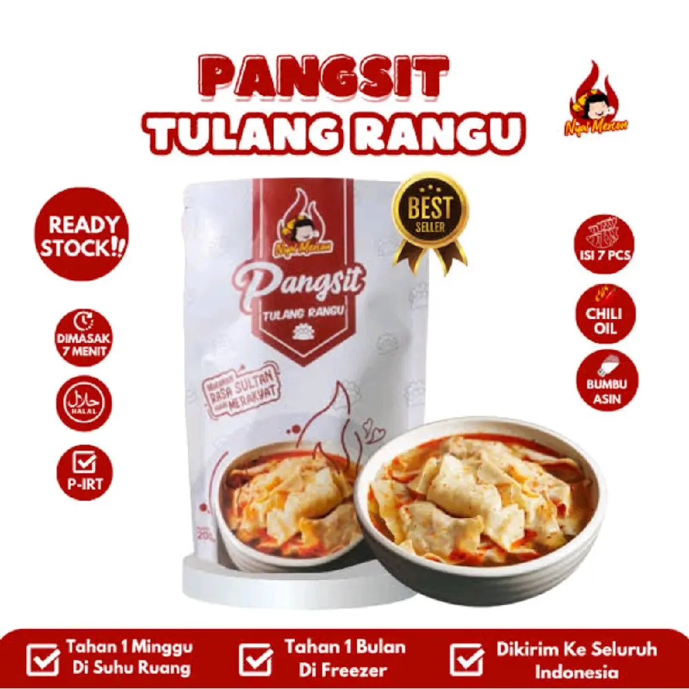 PANGSIT TULANG RANGU NYAI MERCON (Frozen food) Instan