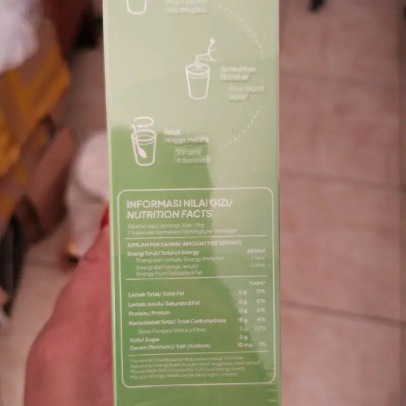 fit fit minuman rasa kiwi Bubuk Serbuk 1