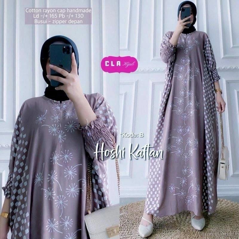 GROSIR KAFTA PAULA | KAFTAN SUPER  JUMBO LD 180 cm PJ 138 cm | DASTER LOWO TERMURAH Panjang Motif Dewasa Renda Lebaran 6