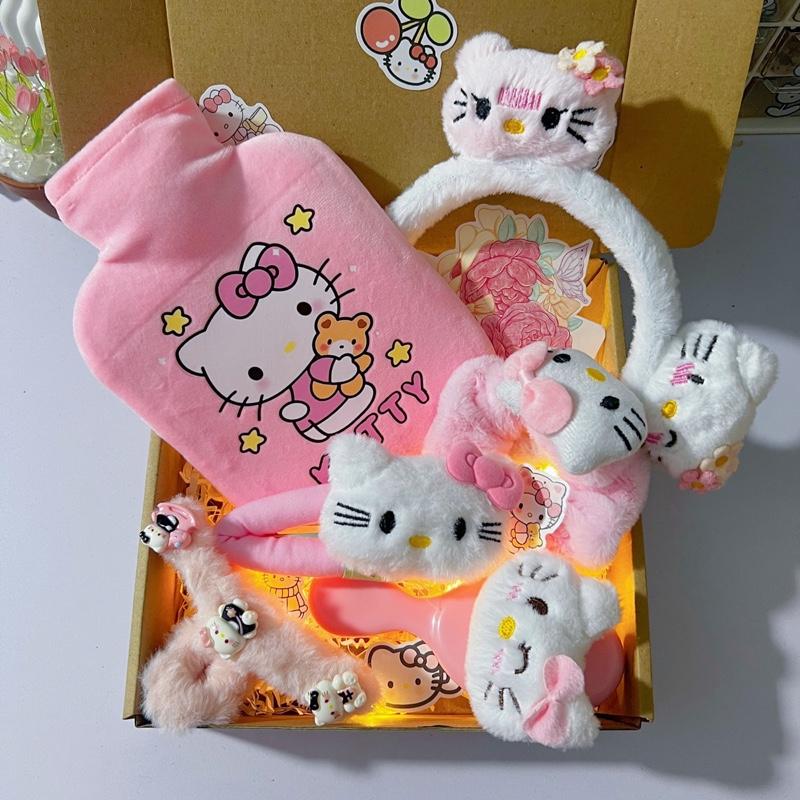 [ TẶNG TÚI QUÀ + THIỆP ] Hộp quà tặng ngày dâu rụng túi chườm bụng 500ml tặng sinh nhật , 8/3 , 20/10 cute dễ thương, quà tặng người thương , bạn gái , chị gái