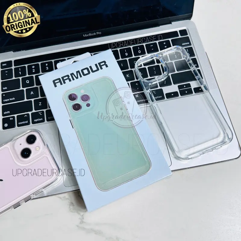 [+PACK BOX] Anti Kuning !! Armour Military Case IPHONE 7 7+ 8 8+ SE 2 X XS MAX XR 11 12 13 14 15 16 PRO MAX 14+ 15+ 16+ PLUS Casing Transparan Akrilik Hard Clear Case Premium Acrylicn 2
